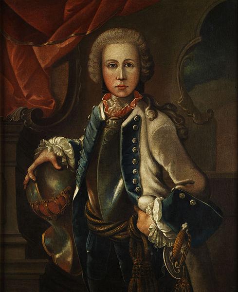 Johann Michael Franz Portrait of a young nobleman oil painting picture